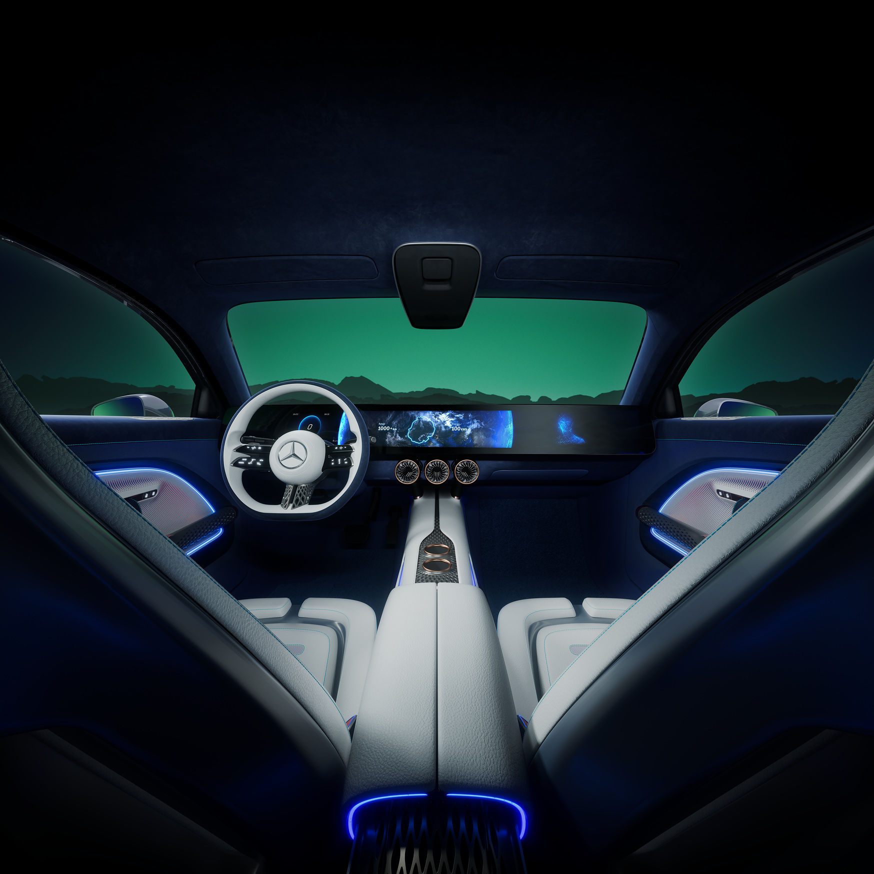 EQXX: Kabin: Lüks ile doğallığın arasında VISION EQXX