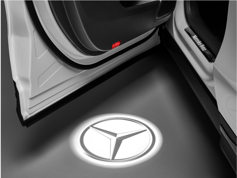 LED Mercedes-Benz logo projektörü