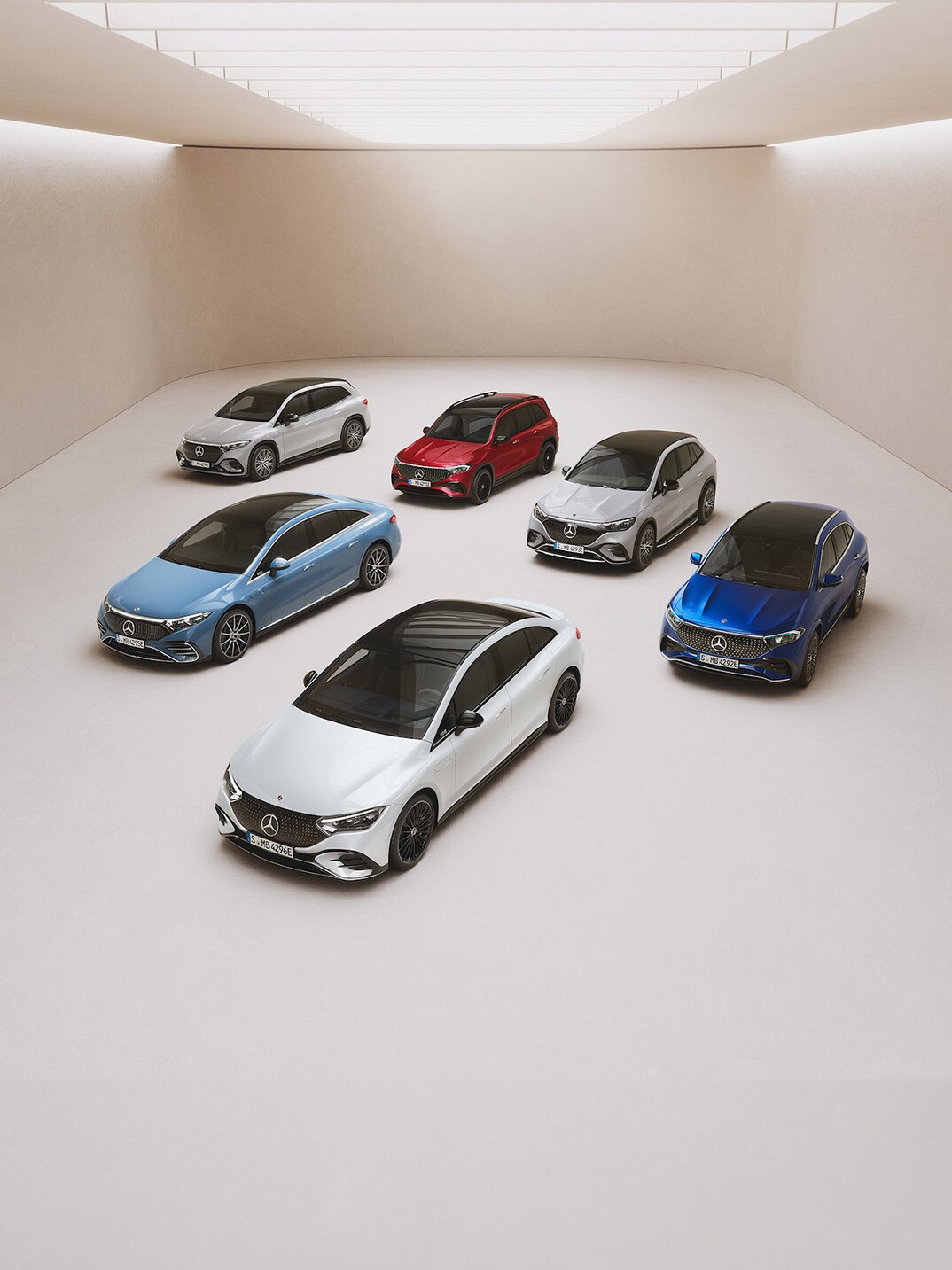 EQ modellerinin önden görünümü