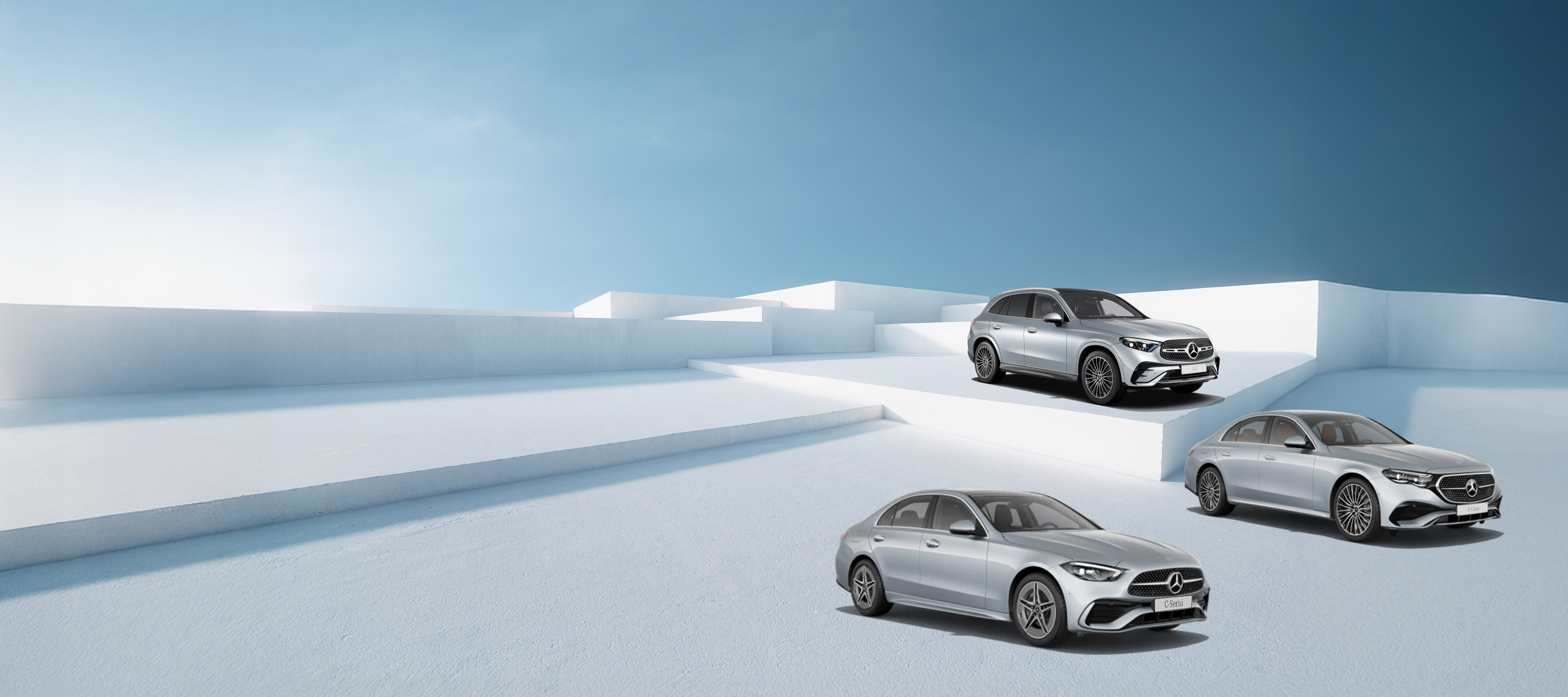 Mercedes-Benz Modellerin önden görünüm