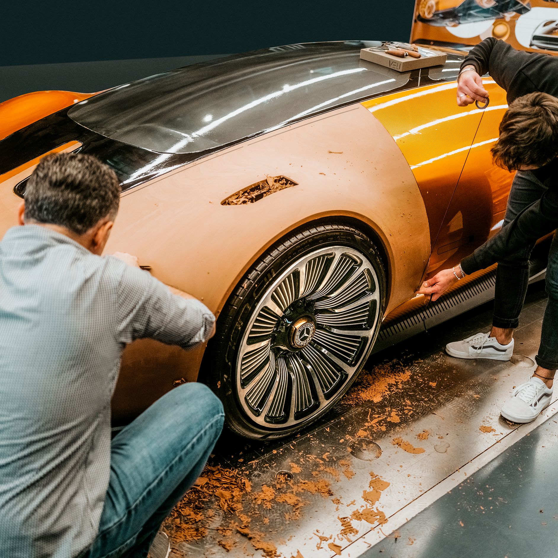 Vision One-Eleven'ın tasarım aşaması. Vision One-Eleven