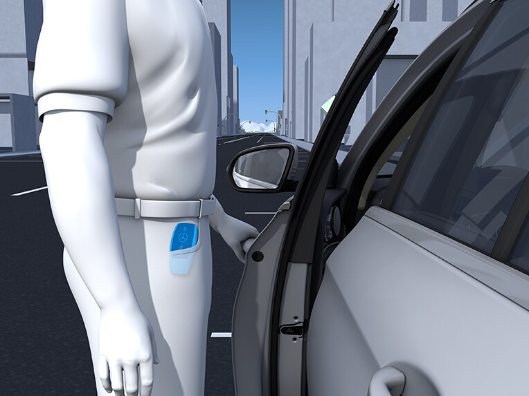 Yeni A-Serisi'ndeki KEYLESS-GO.