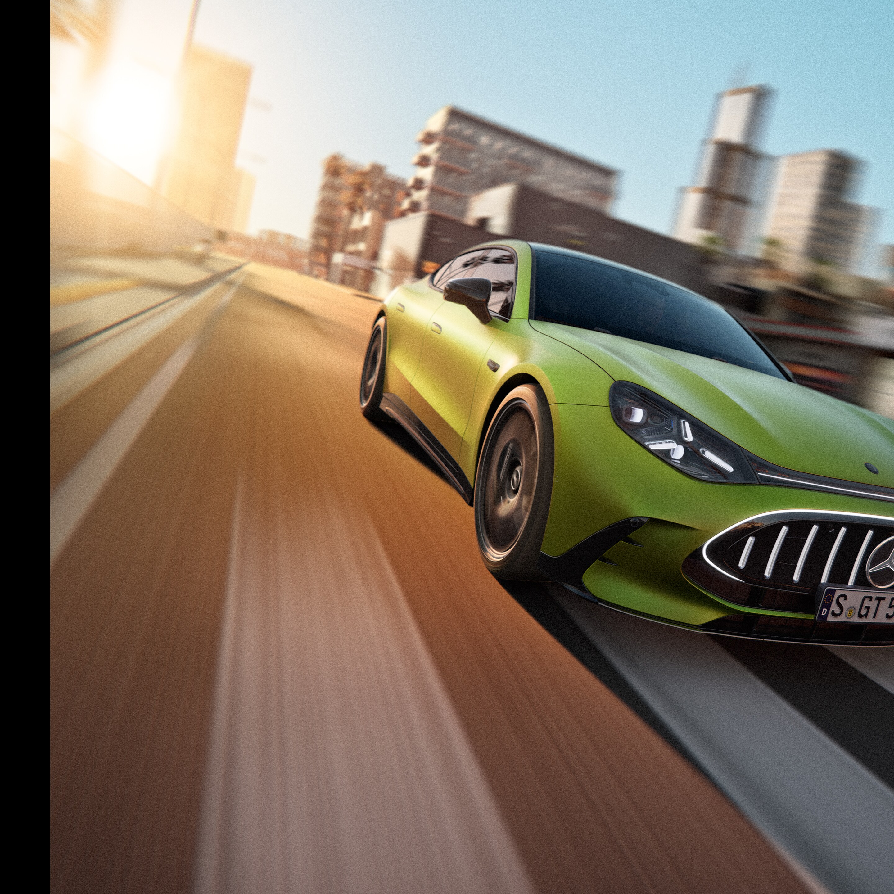 Mercedes-AMG’den tamamen yeni GT 4 Kapılı Coupé’nin dış tasarımı.