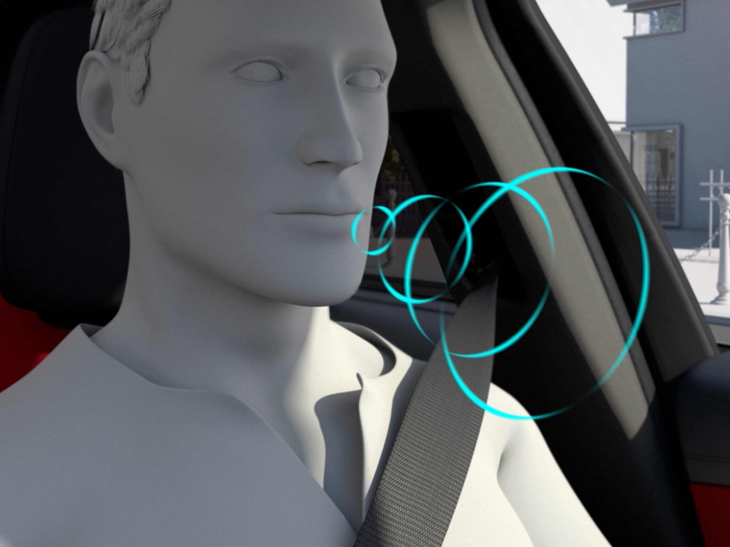 Videoda, yeni Mercedes-Benz C-Serisi Sedan'daki MBUX sesli yardımcının fonksiyonu gösterilmektedir.