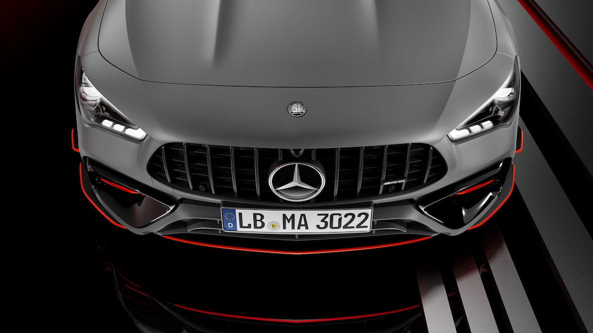 AMG Design Plus paketine sahip Mercedes-AMG CLA Coupé.