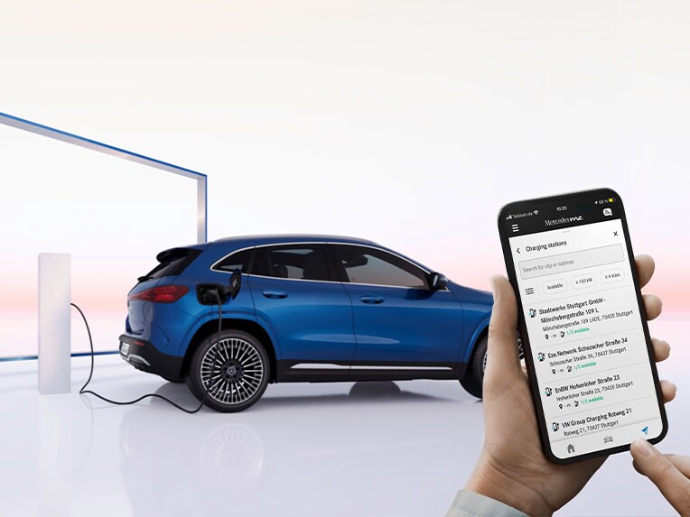 Yeni Mercedes-Benz EQA'daki Mercedes me Charge.