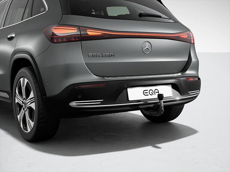 Yeni Mercedes-Benz EQA'da ESP® römork stabilizasyonuna sahip römork tertibatı.