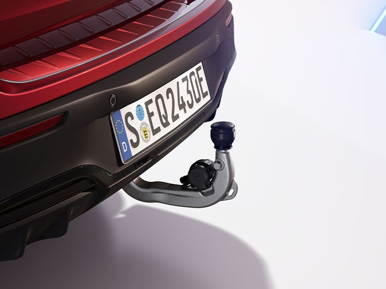 Yeni Mercedes-Benz EQB'deki ESP® römork stabilizasyonlu römork tertibatı.