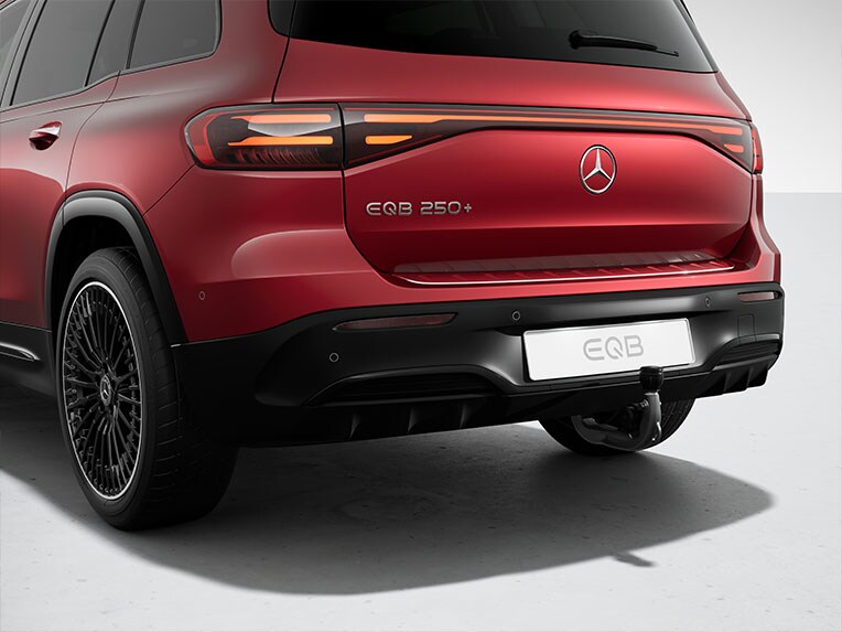 Yeni Mercedes-Benz EQB'deki ESP® römork stabilizasyonlu römork tertibatı.