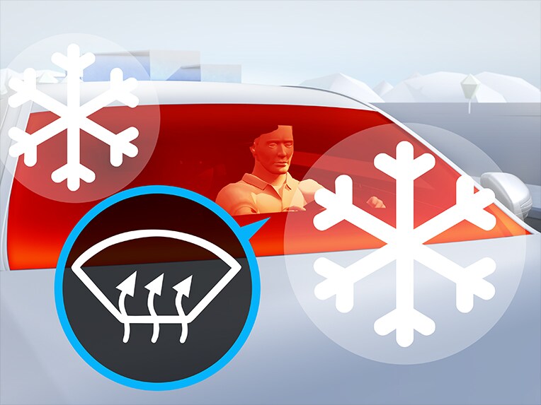Mercedes-Benz tamamı elektrikli G-Serisindeki ısı konfor paketi.