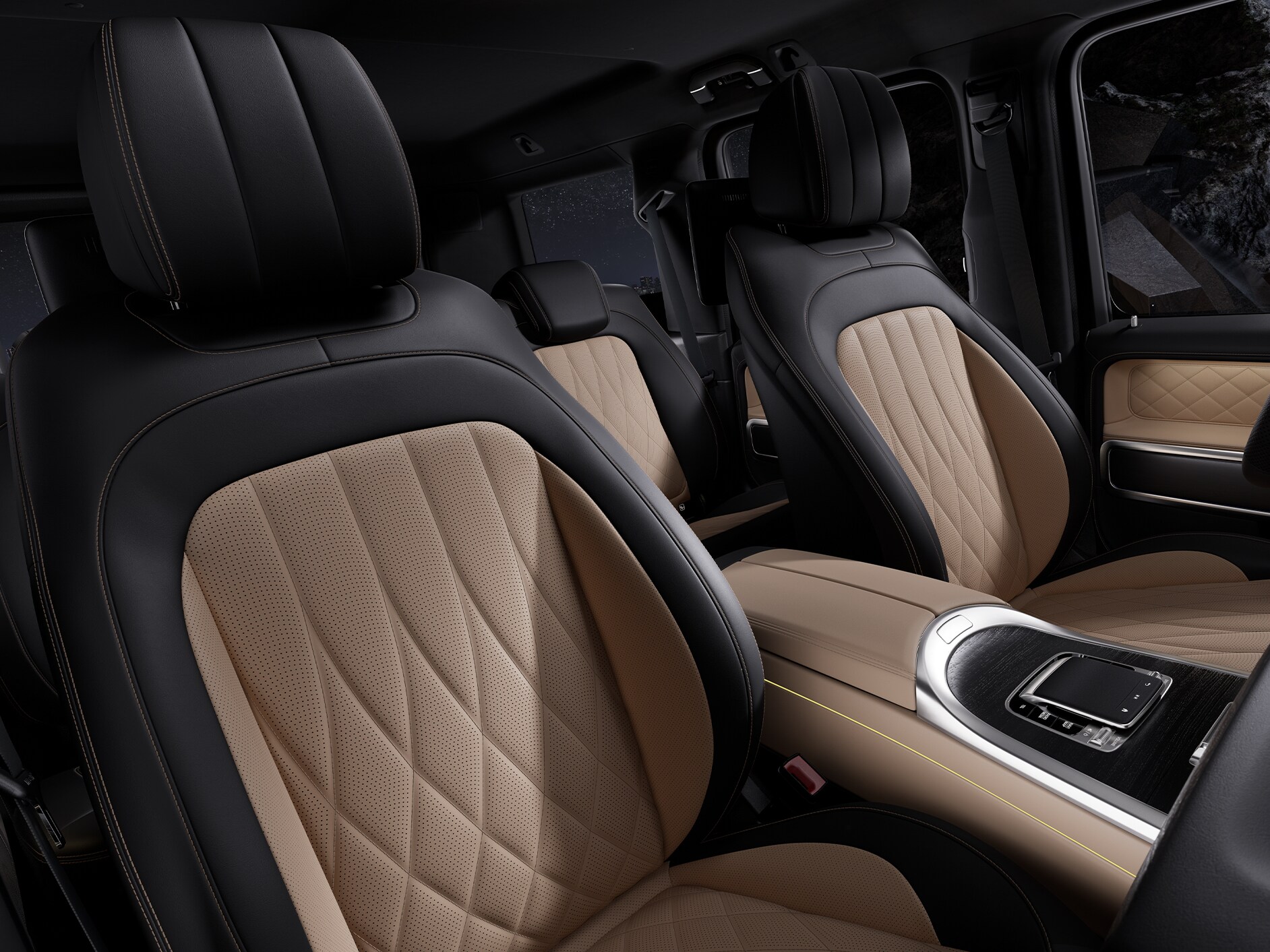 Mercedes-Benz G-Serisi'nin dış tasarımı.