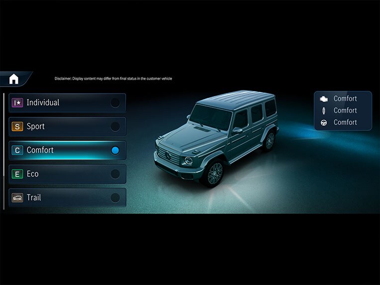 Mercedes-Benz G-Serisinin Offroad sürüş programı.