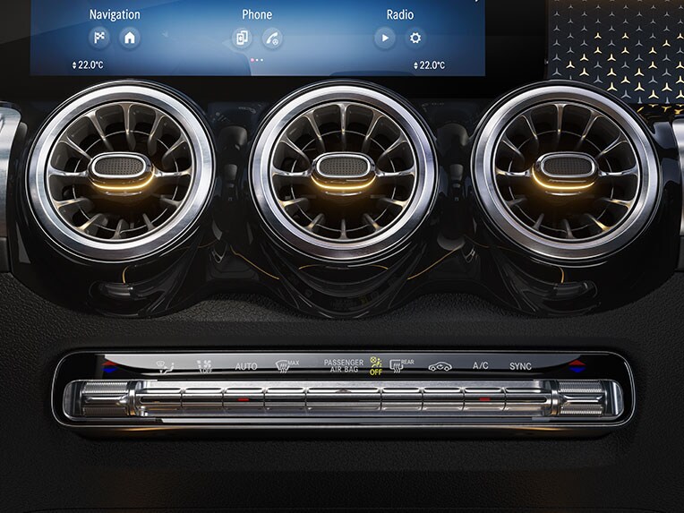 Mercedes-Benz'den GLB'deki iklimlendirme otomatiği THERMOTRONIC.