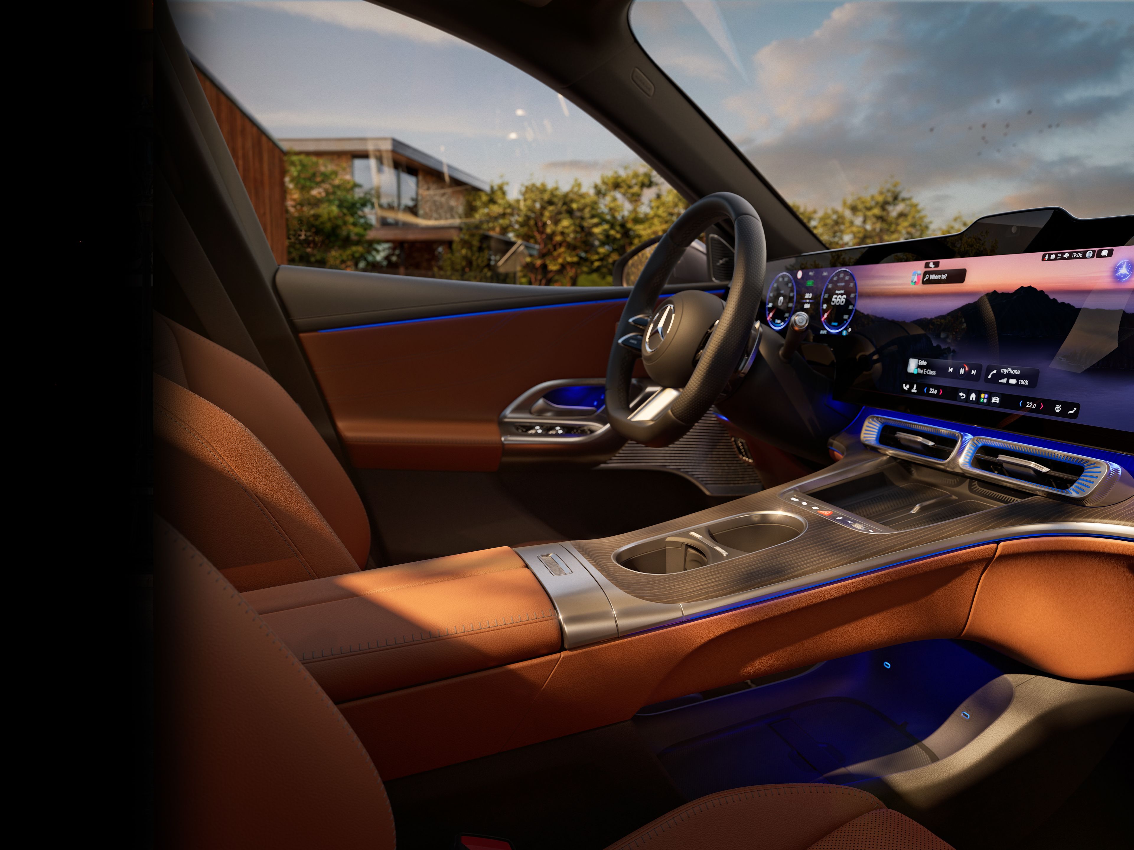 The interior of the new GLC with EQ Technology from Mercedes-Benz. Interior | GLC with EQ Technology | Mercedes-Benz