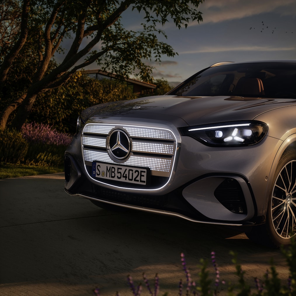 EQ teknolojisine sahip yeni Mercedes-Benz GLC'nin dış tasarımı.