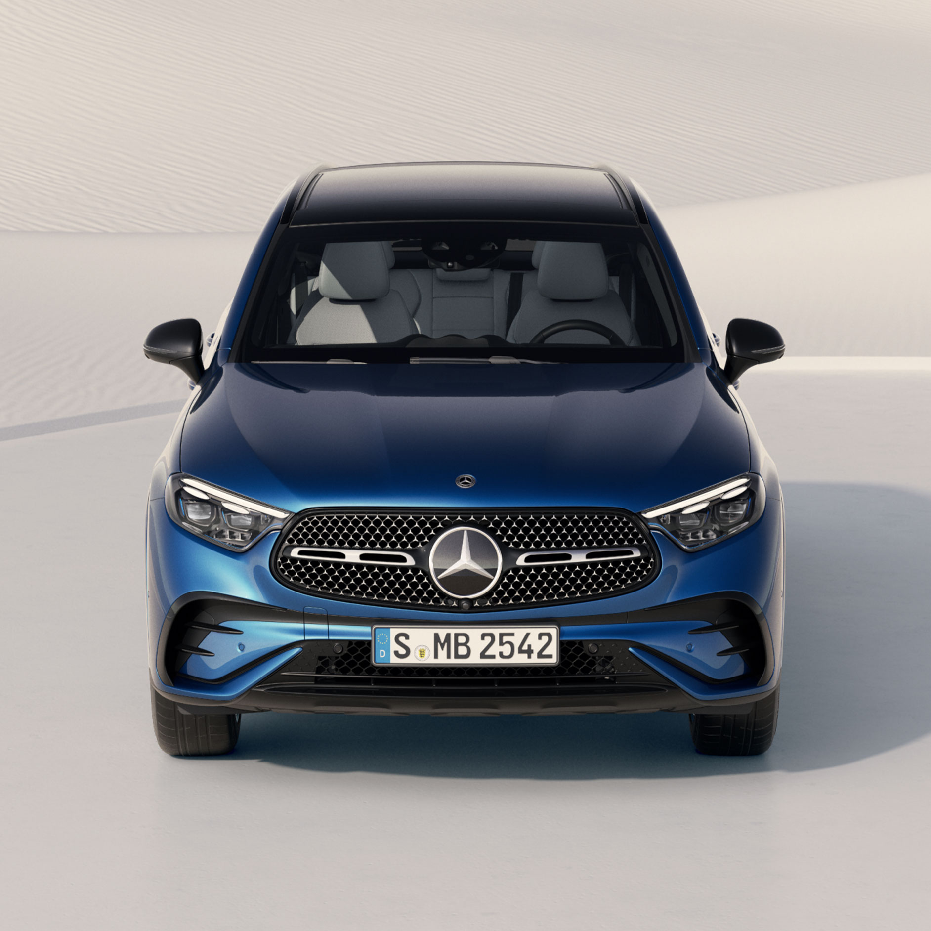 GLC | Mercedes-Benz GLC 180'in önden görünümü.