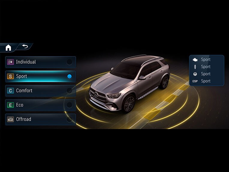 Sürüş programlarını değiştirmeye yönelik DYNAMIC SELECT değiştirme mandalı.