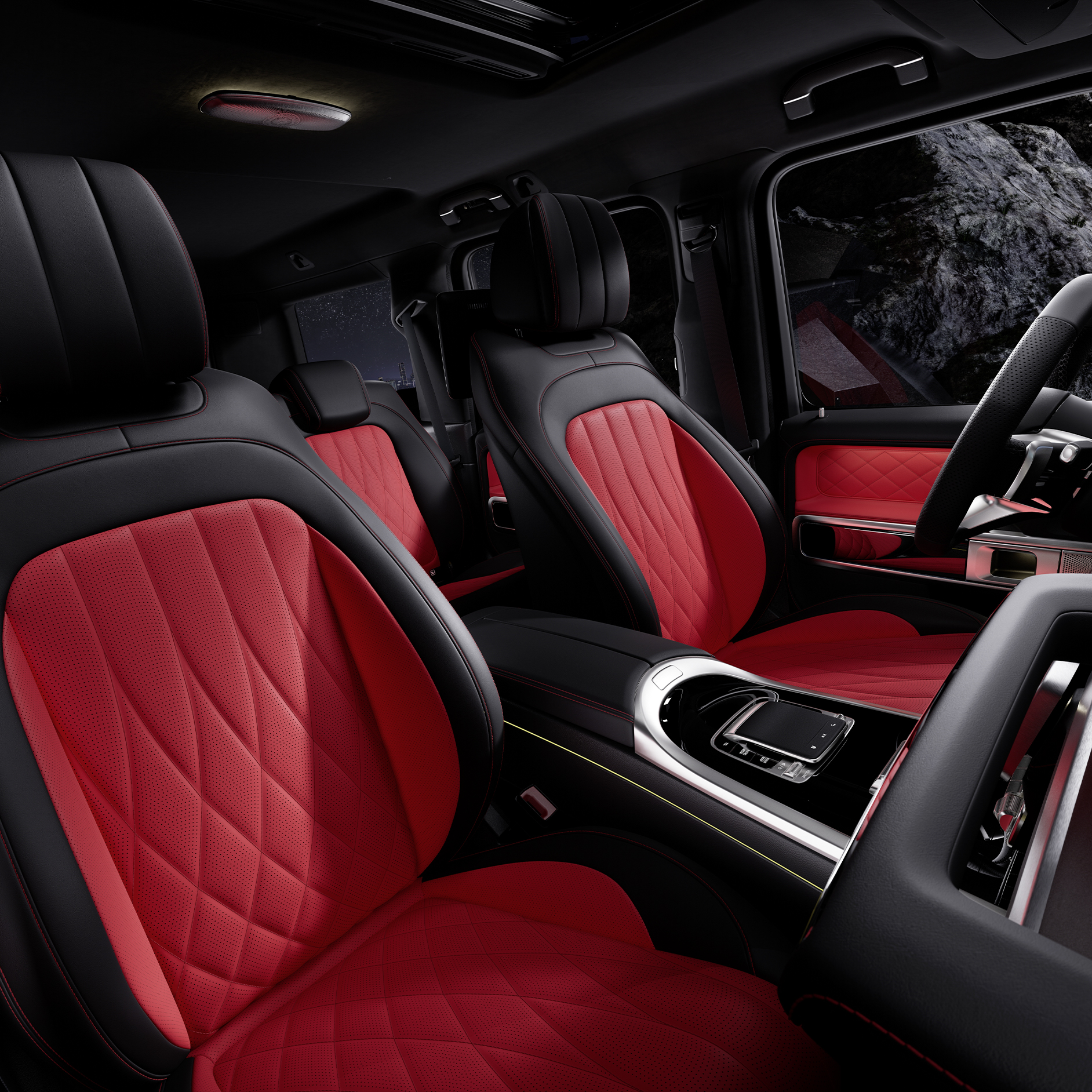 İç mekan | G-Serisi Brand Area | Mercedes-Benz Mercedes-Benz G-Serisi'nin iç mekanı.