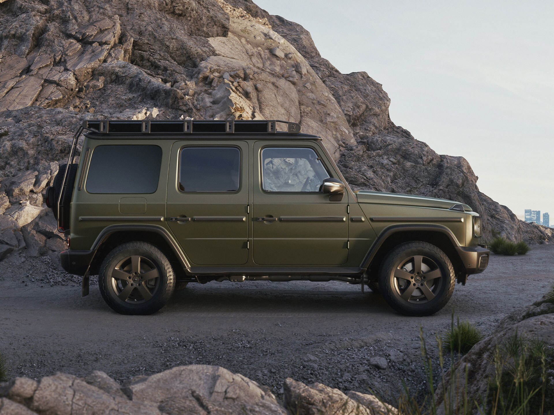 Mercedes-Benz G-Serisi'nin dış tasarımı.