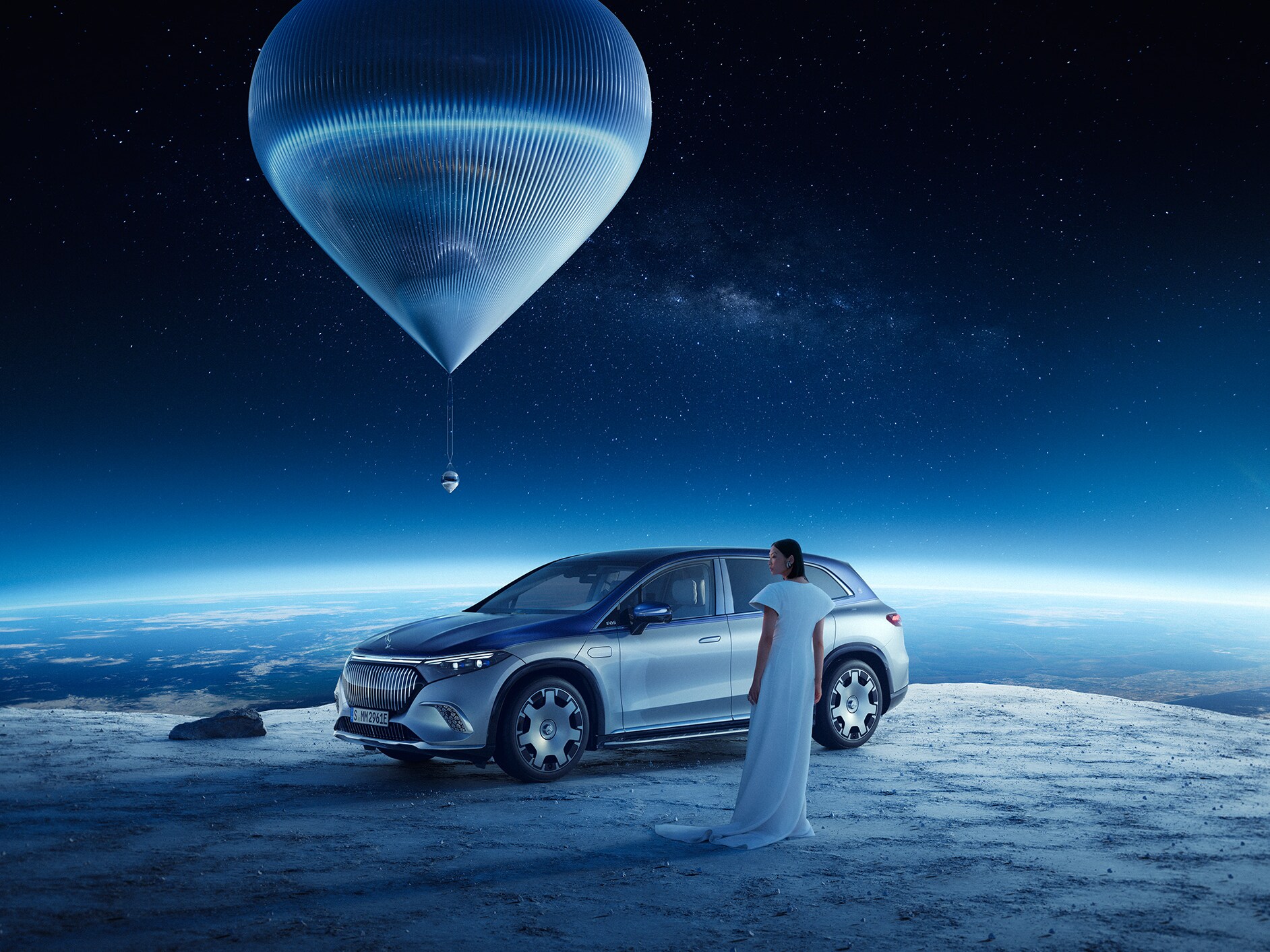Mercedes-Maybach X Space Perspective iş birliği.