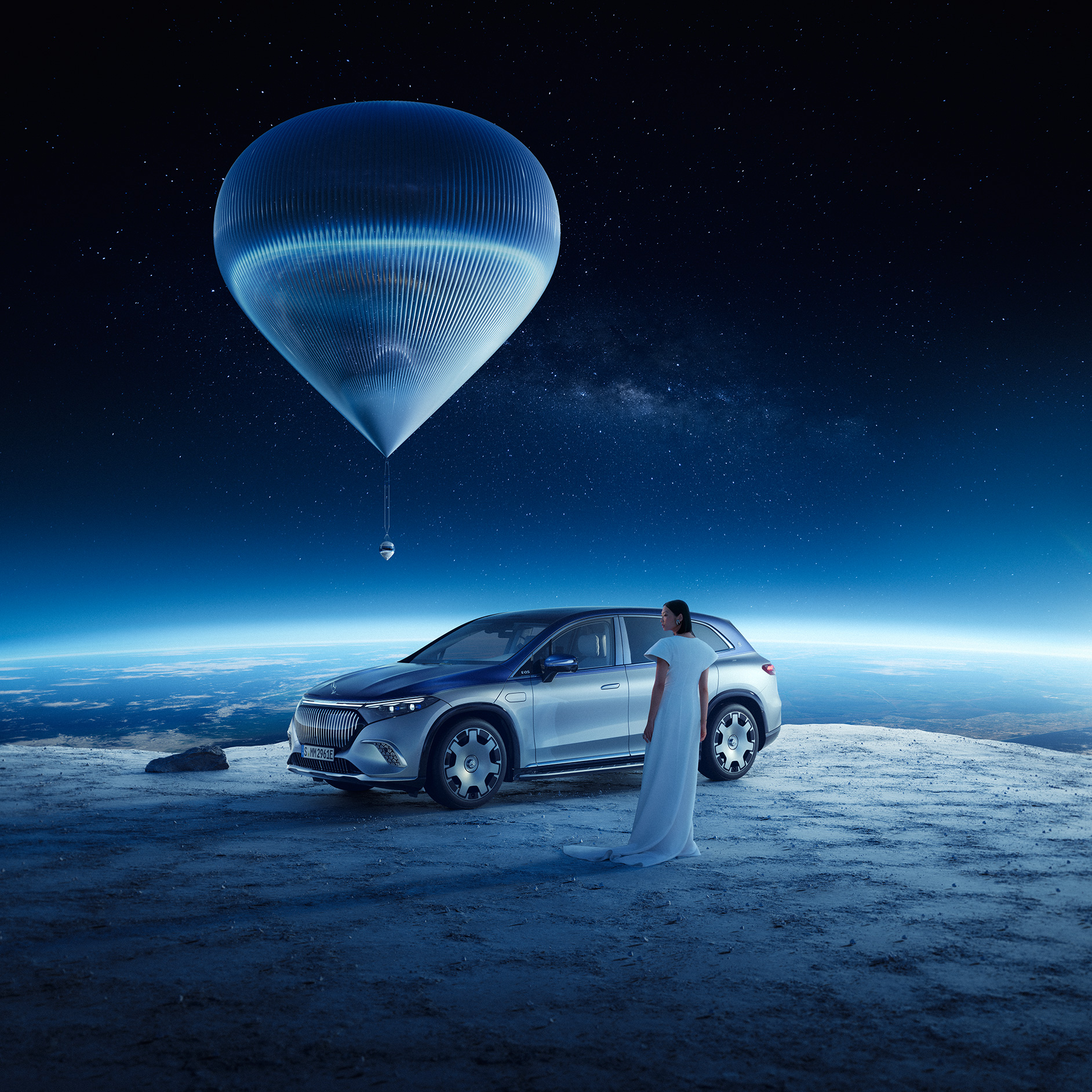 İş birlikleri | Marka | Mercedes-Maybach Mercedes-Maybach X Space Perspective iş birliği.