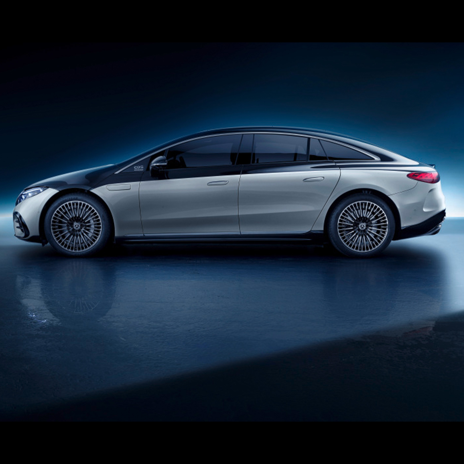 EQS | Mercedes-EQ Mercedes-EQ’dan EQS’nin yandan görünümü