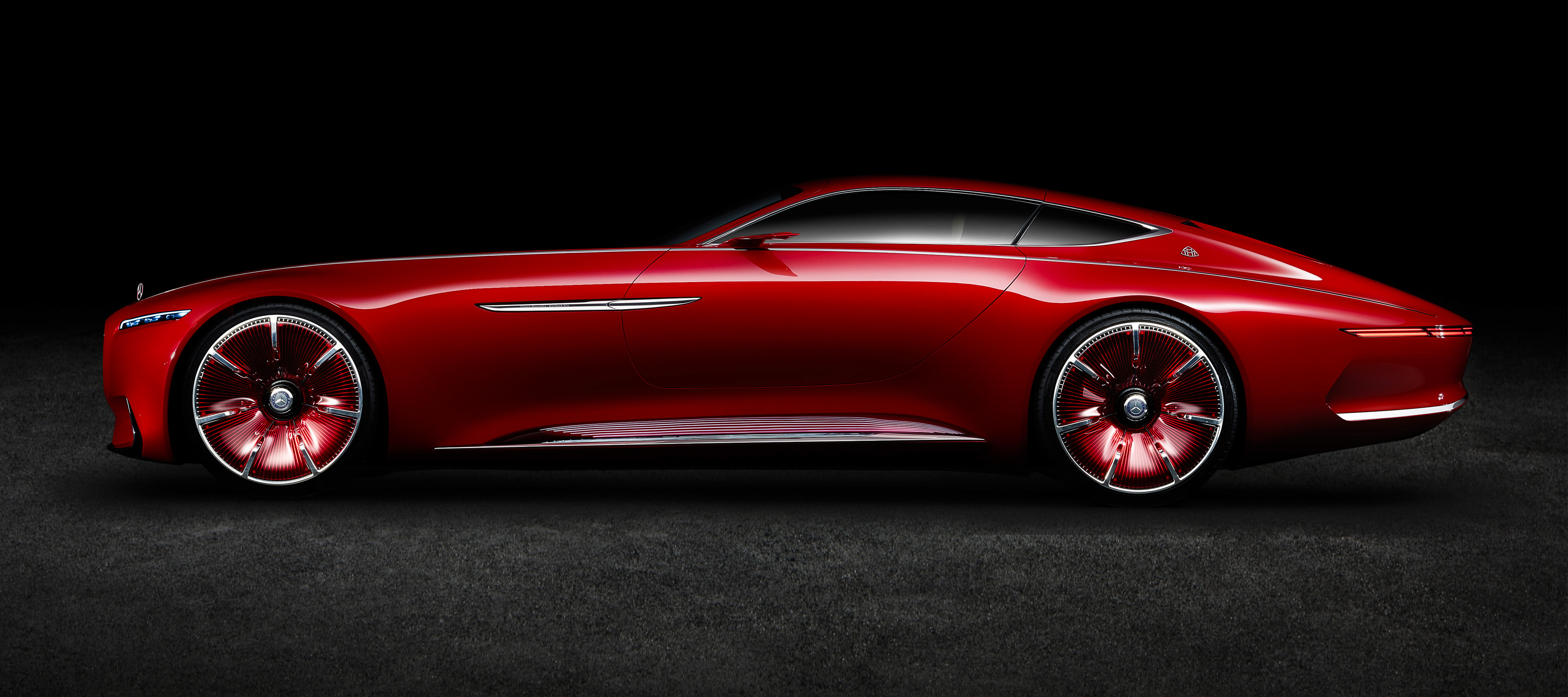 Vision | Mercedes-Maybach 6 | Mercedes-Benz Vision Mercedes-Maybach 6’nın yandan görünümü