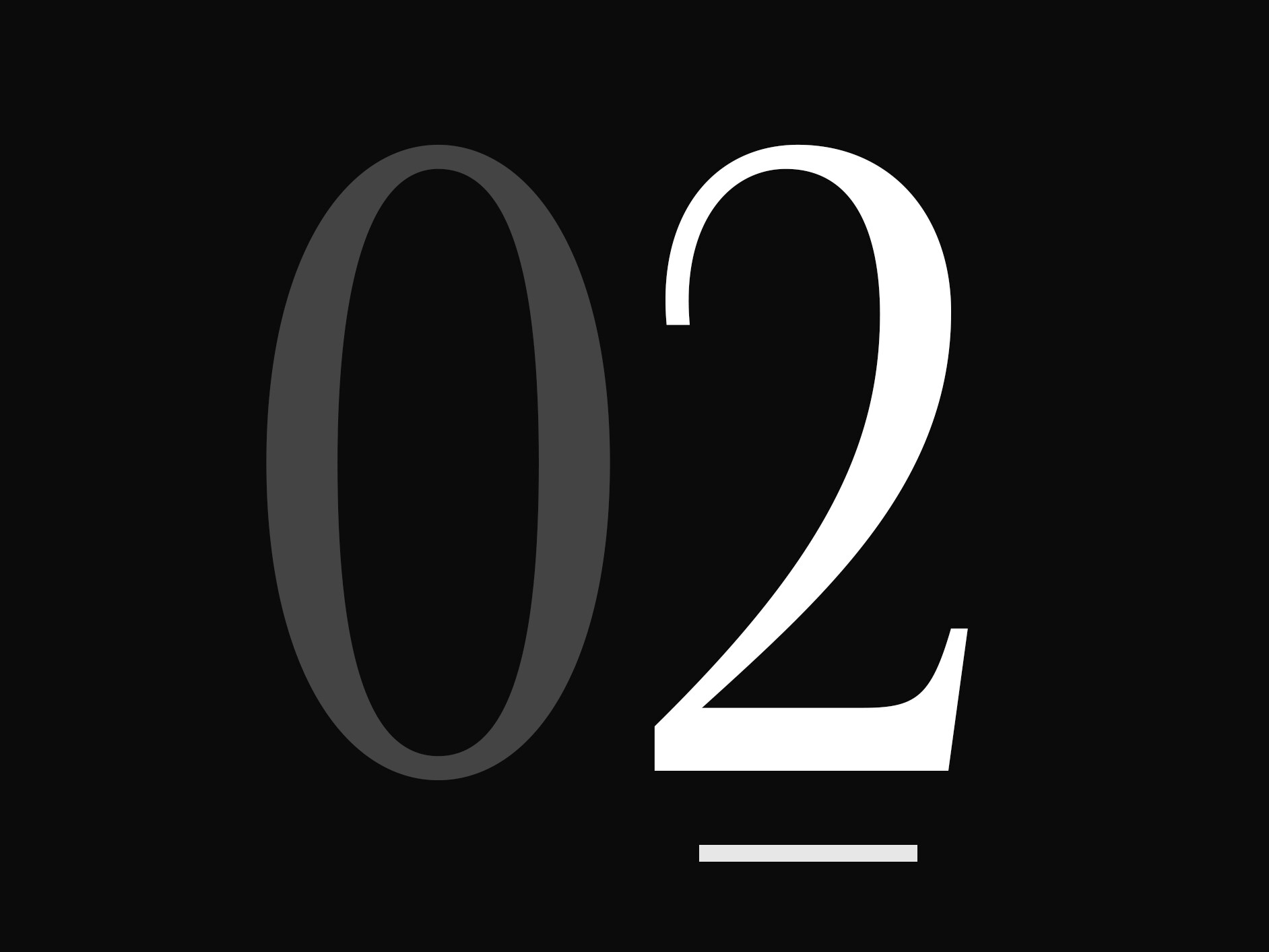 Büyük bir sayı "02"