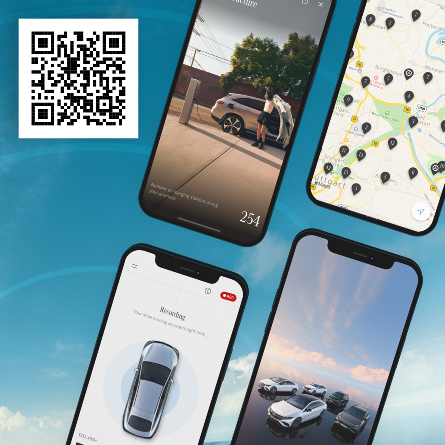 Electric Ready uygulaması | Mercedes-Benz Akıllı telefondaki Electric Ready uygulaması