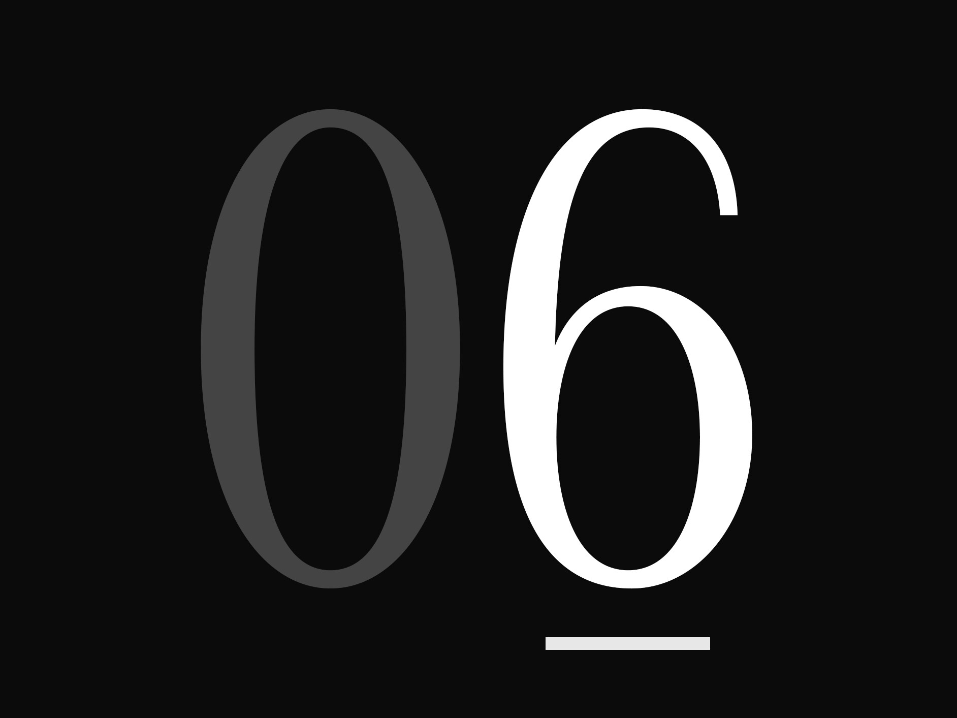 Büyük bir sayı "06"