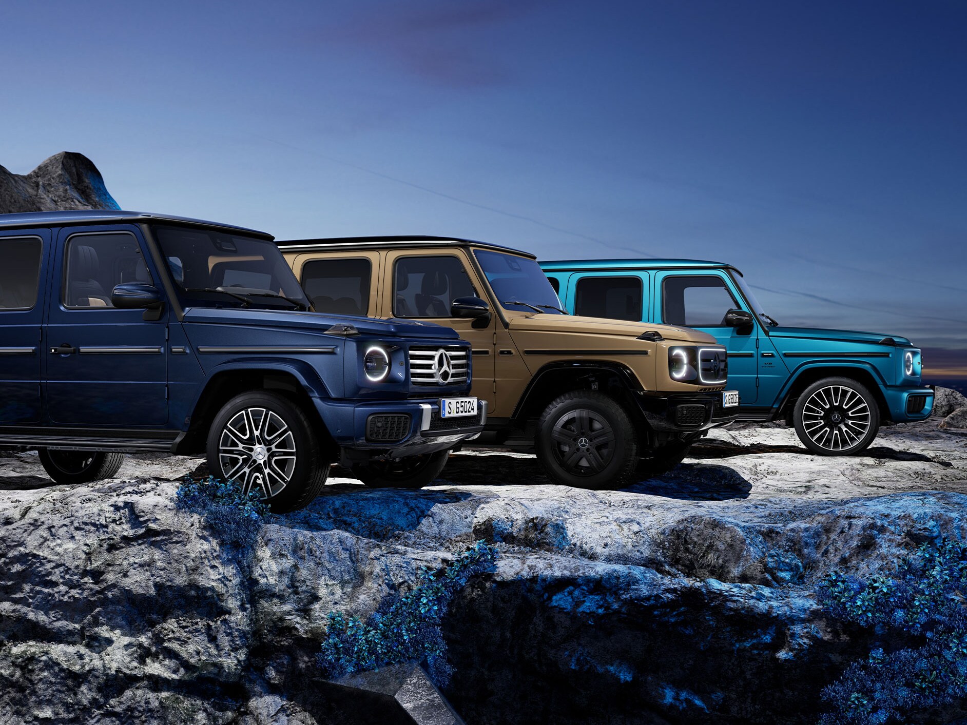 Mercedes-Benz ve Mercedes-AMG'nin G-Serisi modelleri.