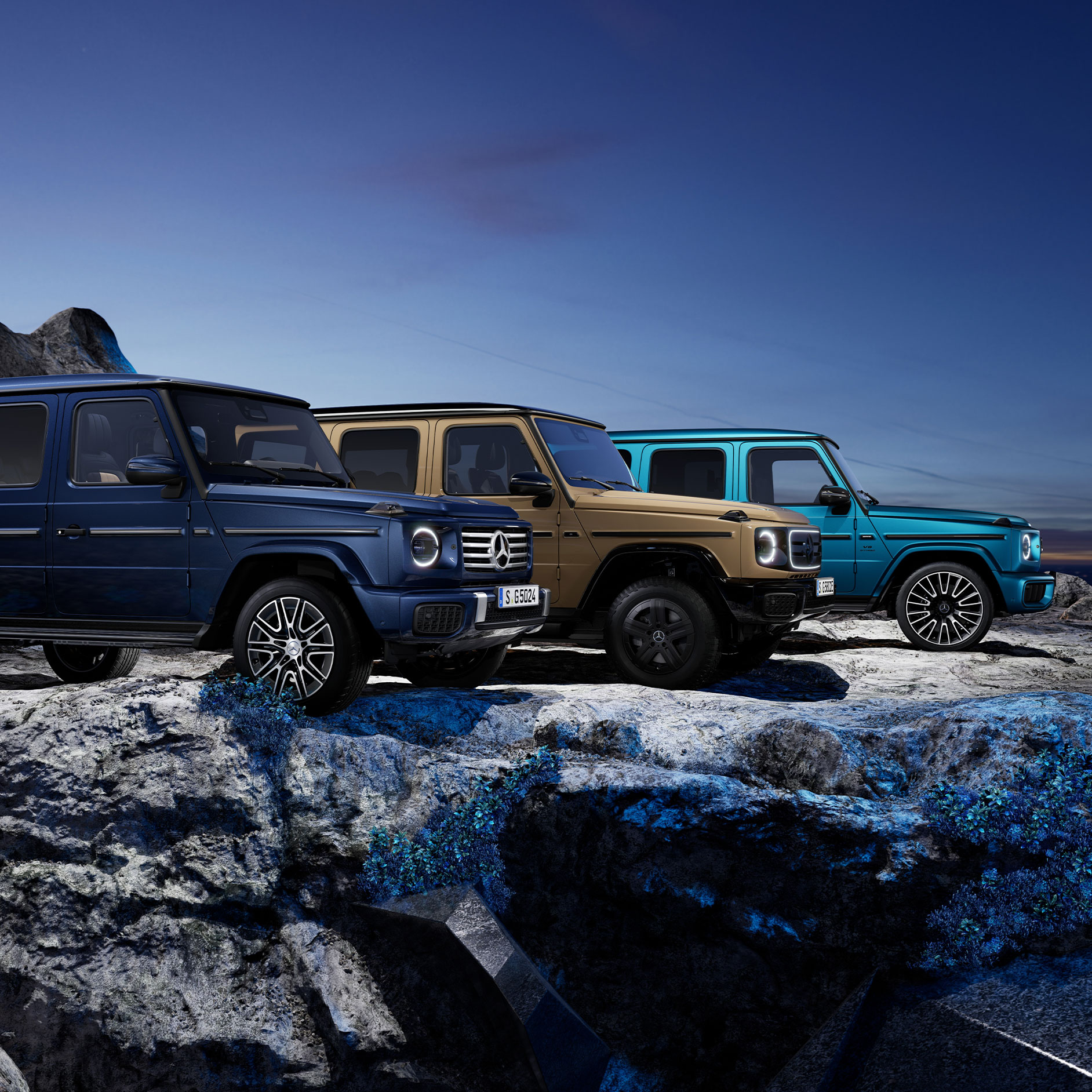 Mercedes-Benz ve Mercedes-AMG'nin G-Serisi modelleri. Mercedes-Benz ve Mercedes-AMG'nin G-Serisi modelleri.