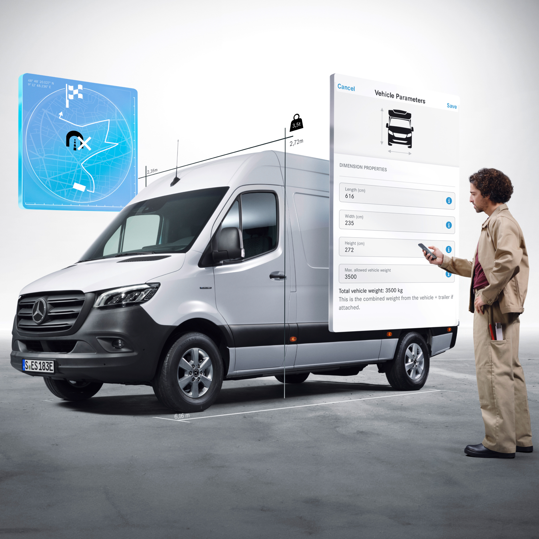 Dijital Ekstralar | Mercedes-Benz Mercedes-Benz eSprinter panelvan aracın Dijital Ekstraları.
