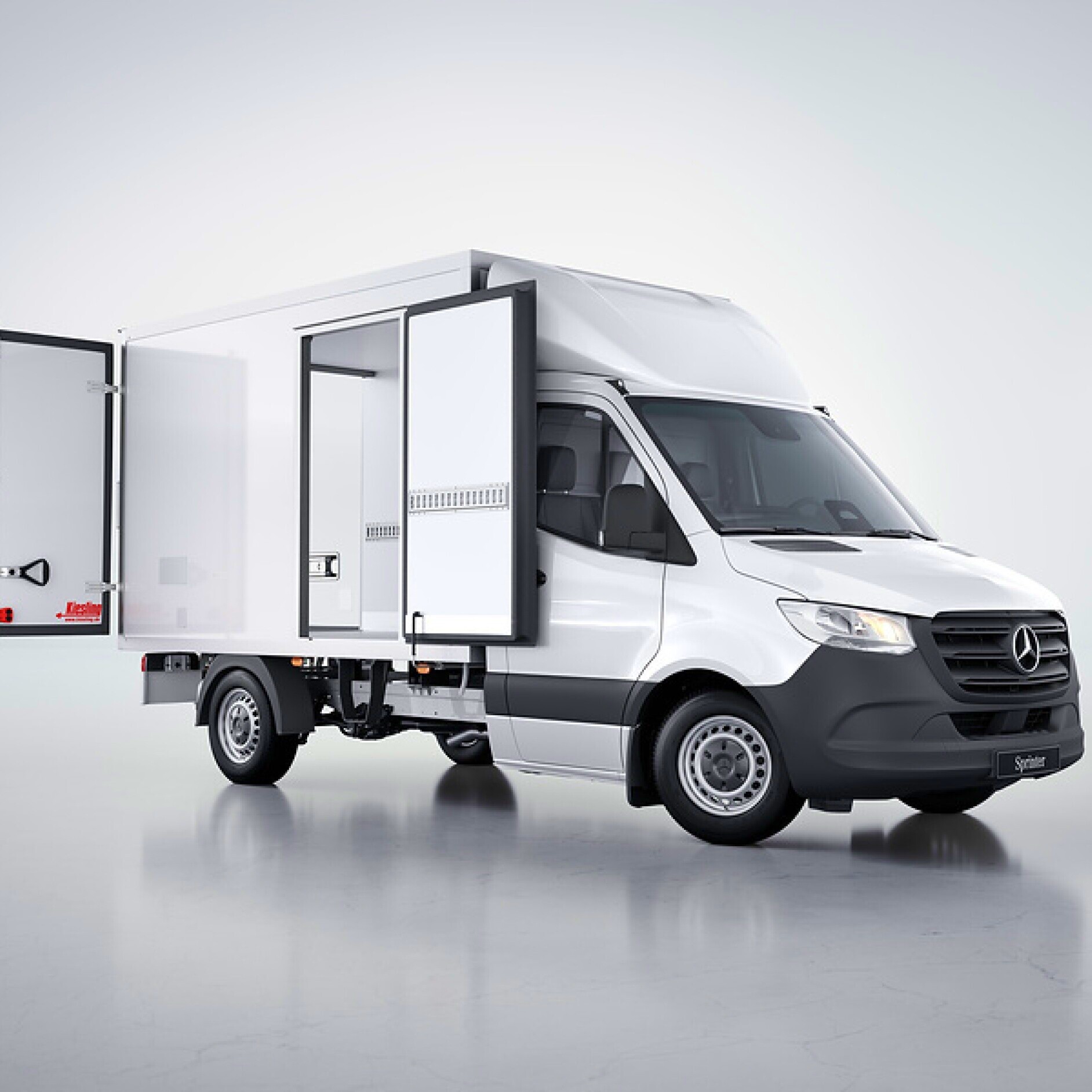 VanSolution | Sprinter şasi | Mercedes-Benz Mercedes-Benz Sprinter şasi, VanSolution’a ait bir üstyapı çözümü ile.